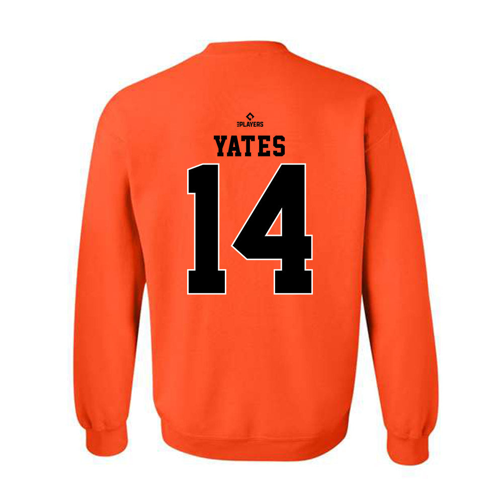 Frederick Keys - MILB Baseball : Evan Yates - Crewneck Sweatshirt-1