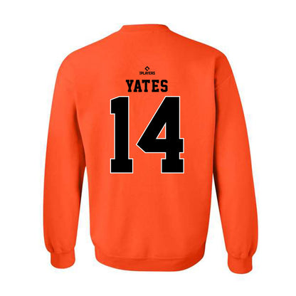 Frederick Keys - MILB Baseball : Evan Yates - Crewneck Sweatshirt-1