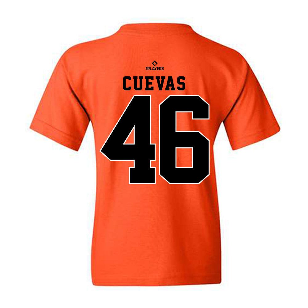Frederick Keys - MILB Baseball : Elis Cuevas - Youth T-Shirt-1