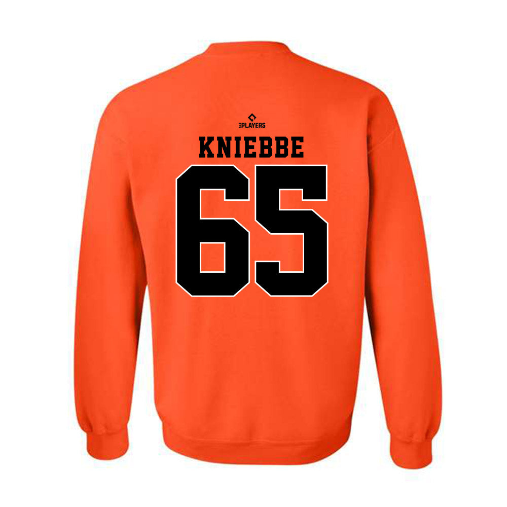 Frederick Keys - MILB Baseball : Todd Kniebbe - Crewneck Sweatshirt-1