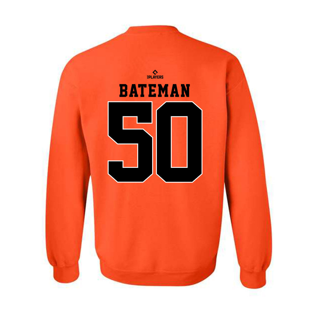 Frederick Keys - MILB Baseball : Boston Bateman - Crewneck Sweatshirt-1