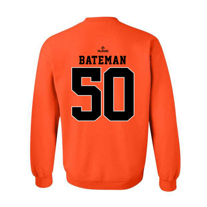 Frederick Keys - MILB Baseball : Boston Bateman - Crewneck Sweatshirt-1