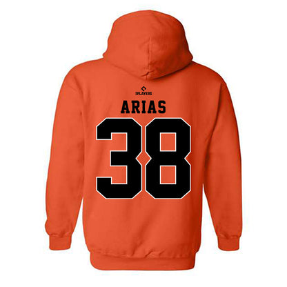Frederick Keys - MILB Baseball : Leandro Arias - Hooded Sweatshirt-1