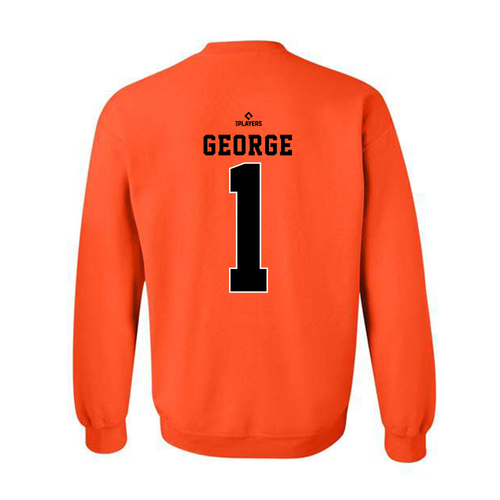Frederick Keys - MILB Baseball : Nate George - Crewneck Sweatshirt-1