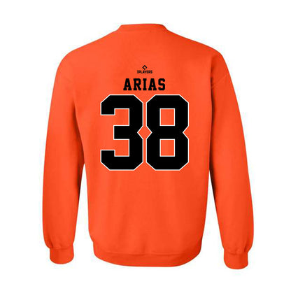 Frederick Keys - MILB Baseball : Leandro Arias - Crewneck Sweatshirt-1