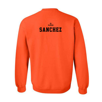 Frederick Keys - MILB Baseball : Luis Sanchez - Crewneck Sweatshirt-1