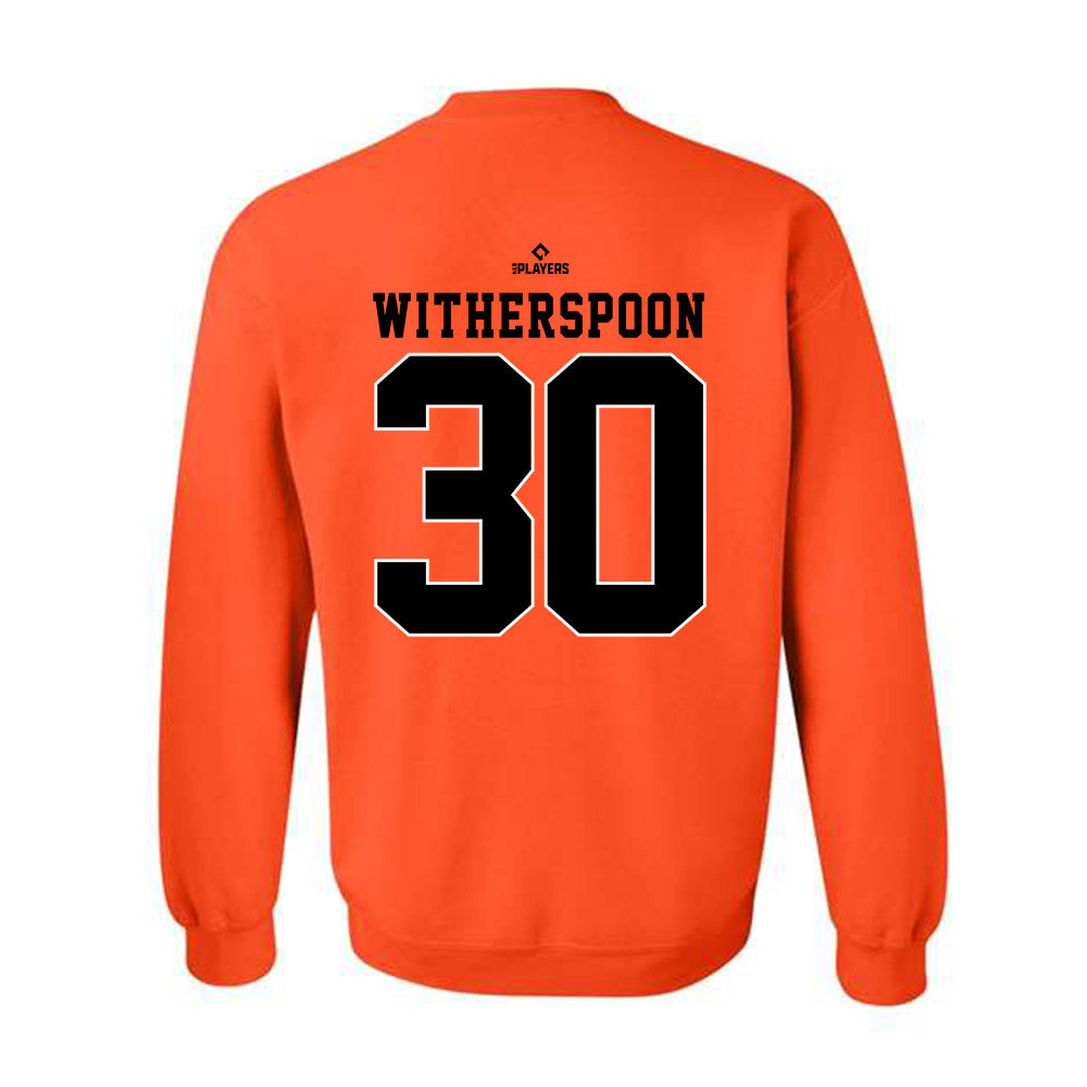 Frederick Keys - MILB Baseball : Kyson Witherspoon - Crewneck Sweatshirt-1