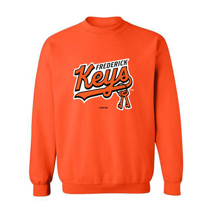 Frederick Keys - MILB Baseball : Elis Cuevas - Crewneck Sweatshirt-0