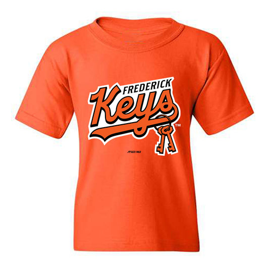 Frederick Keys - MILB Baseball : Chase Allsup - Youth T-Shirt-0
