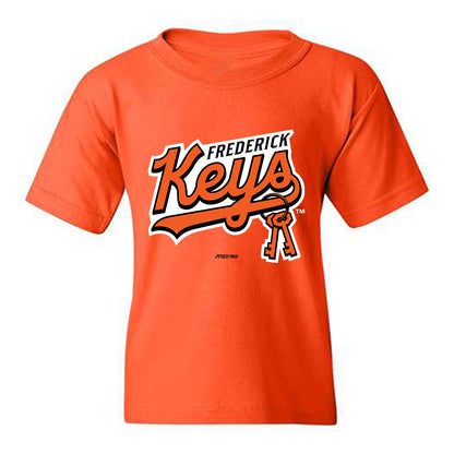Frederick Keys - MILB Baseball : Ben Vespi - Youth T-Shirt-0