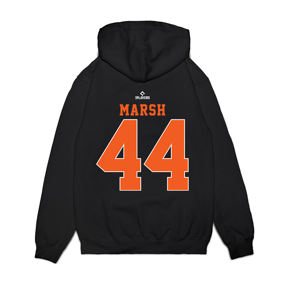 Frederick Keys - MILB Baseball : Chandler Marsh - Premium Hooded Sweatshirt-1