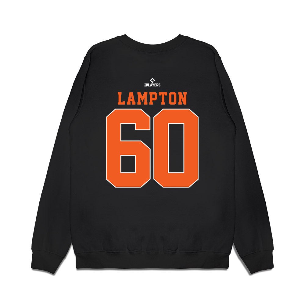 Frederick Keys - MILB Baseball : Zac Lampton - Premium Crewneck Sweatshirt-1