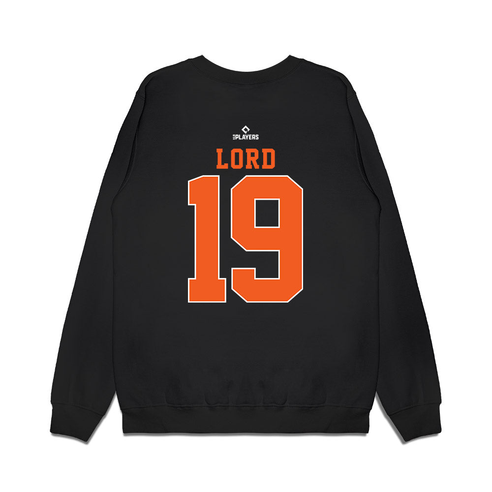 Frederick Keys - MILB Baseball : Kiefer Lord - Premium Crewneck Sweatshirt-1