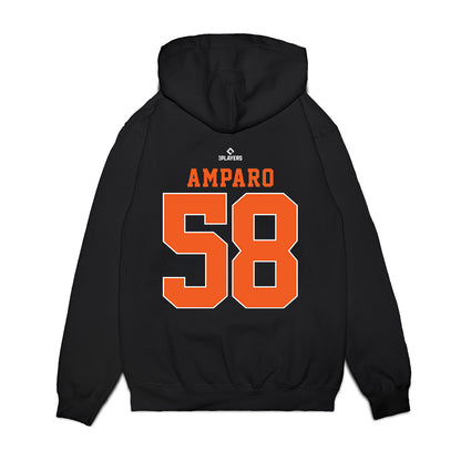 Frederick Keys - MILB Baseball : Felix Amparo - Premium Hooded Sweatshirt-1