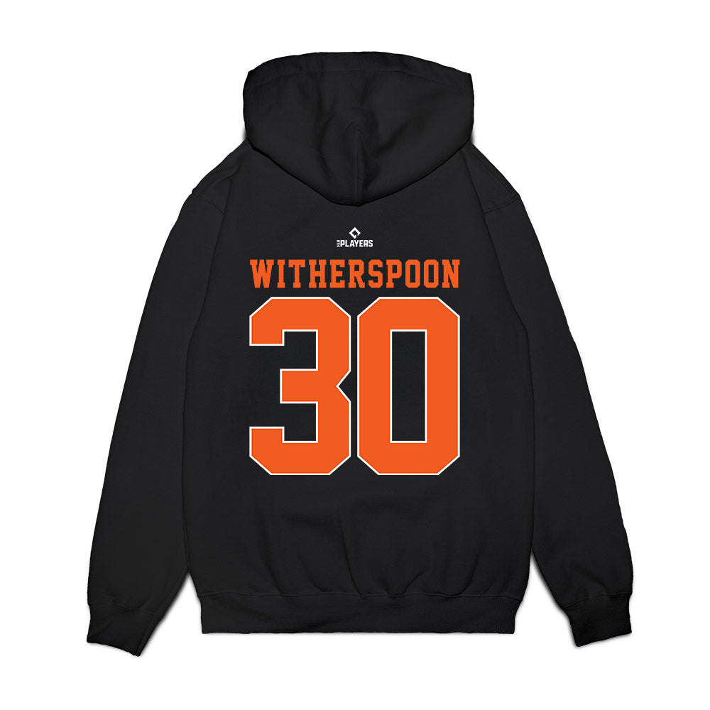 Frederick Keys - MILB Baseball : Kyson Witherspoon - Premium Hooded Sweatshirt-1