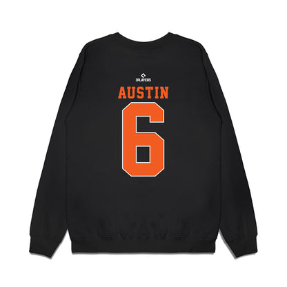 Frederick Keys - MILB Baseball : RJ Austin - Premium Crewneck Sweatshirt-1