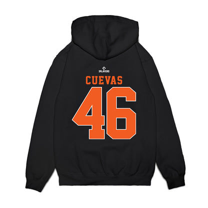 Frederick Keys - MILB Baseball : Elis Cuevas - Premium Hooded Sweatshirt-1