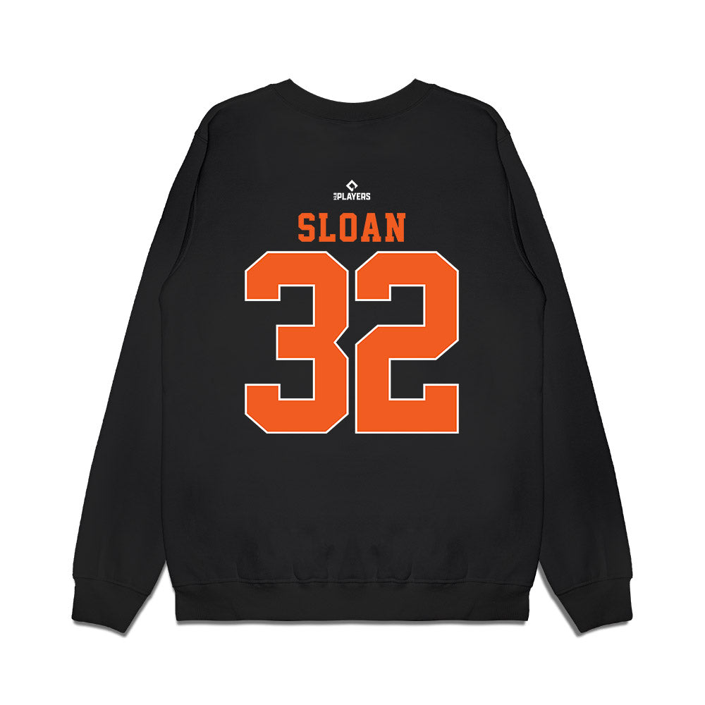 Frederick Keys - MILB Baseball : Braeden Sloan - Premium Crewneck Sweatshirt-1