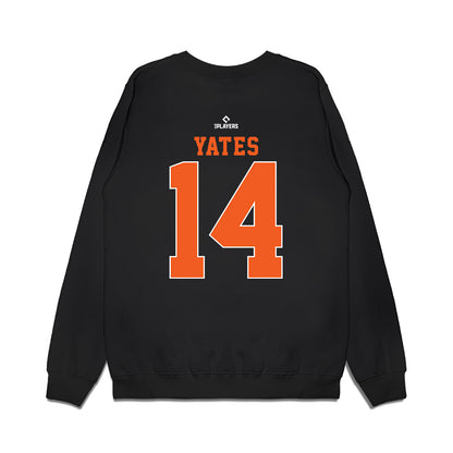 Frederick Keys - MILB Baseball : Evan Yates - Premium Crewneck Sweatshirt-1