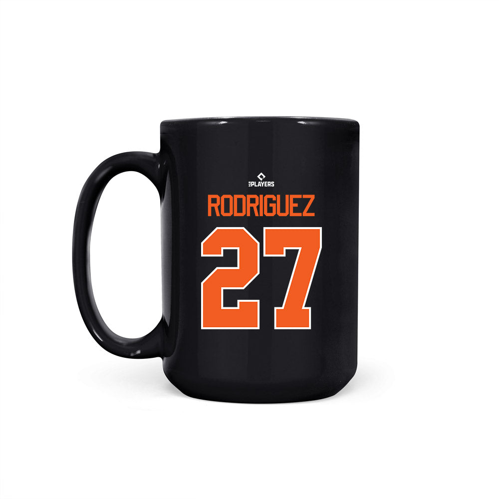 Frederick Keys - MILB Baseball : Christian Rodriguez - Coffee Mug-1