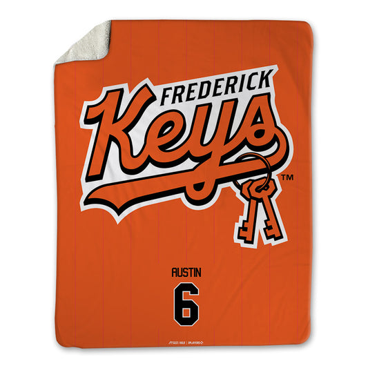Frederick Keys - MILB Baseball : RJ Austin - Blanket-0
