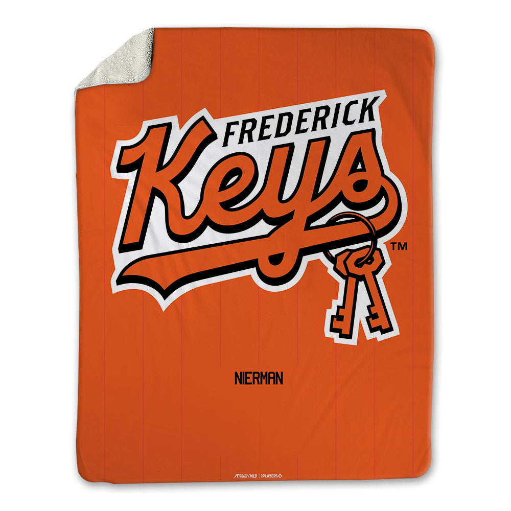 Frederick Keys - MILB Baseball : Hayden Nierman - Blanket-0