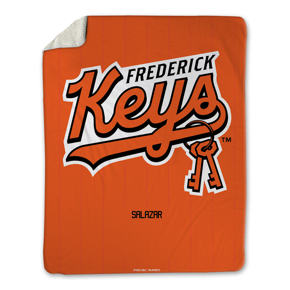 Frederick Keys - MILB Baseball : Grabiel Salazar - Blanket-0