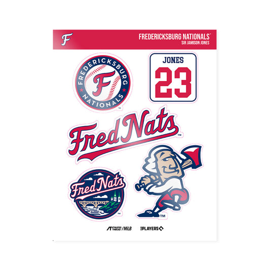 Burg Nats - MILB Baseball : Sir Jamison Jones - Sticker Sheet-0