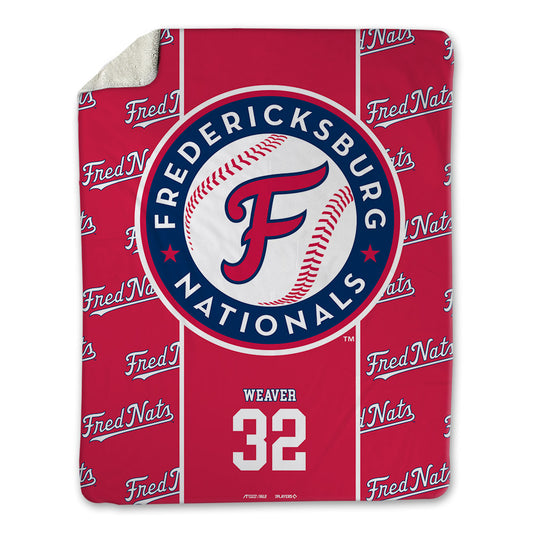 Burg Nats - MILB Baseball : Jacob Weaver - Blanket-0