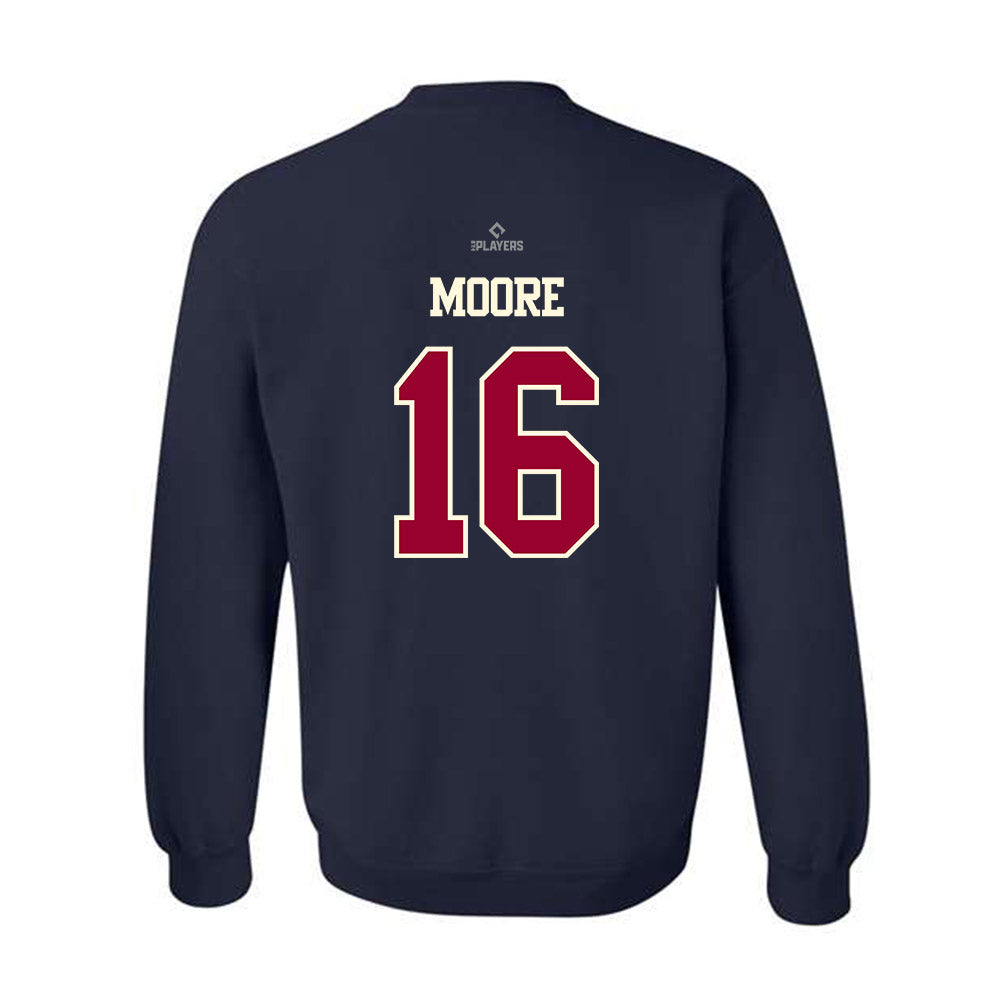 Frisco RoughRiders - MILB Baseball : Malcolm Moore - Crewneck Sweatshirt-1