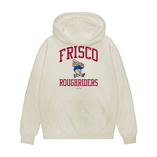Frisco RoughRiders - MILB Baseball : Juan Sulbaran - Premium Hooded Sweatshirt-0