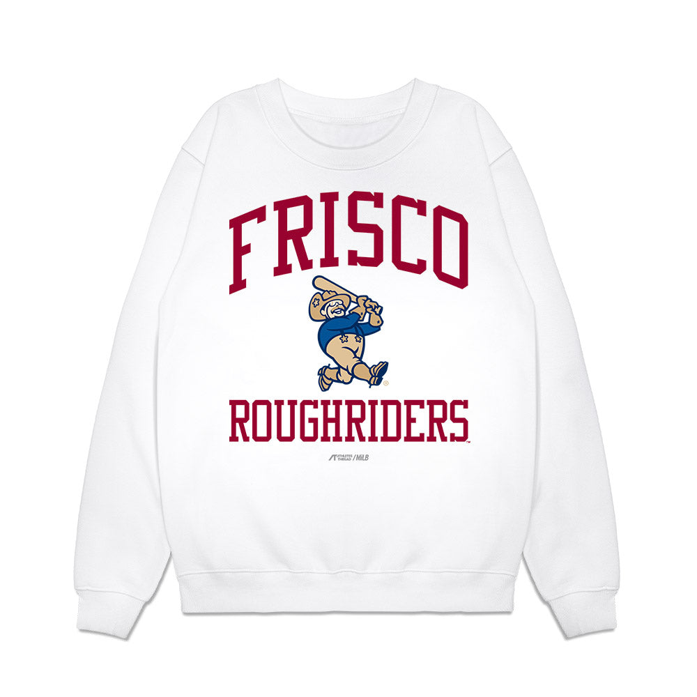 Frisco RoughRiders - MILB Baseball : Max Wagner - Premium Crewneck Sweatshirt-0