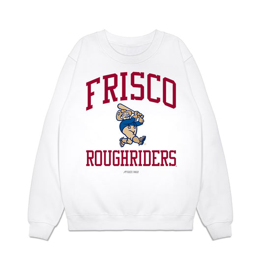 Frisco RoughRiders - MILB Baseball : Juan Sulbaran - Premium Crewneck Sweatshirt-0