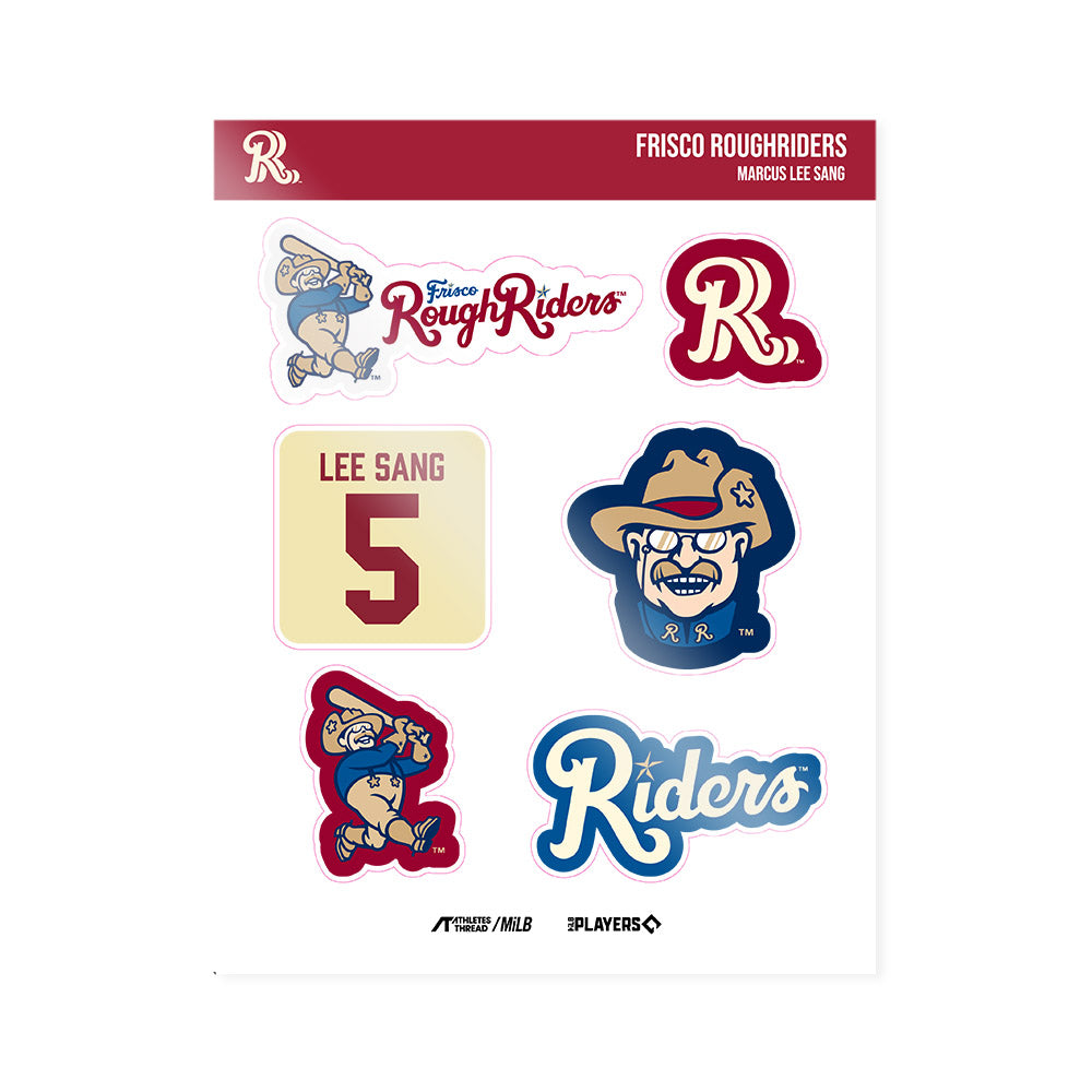 Frisco RoughRiders - MILB Baseball : Marcus Lee Sang - Sticker Sheet-0