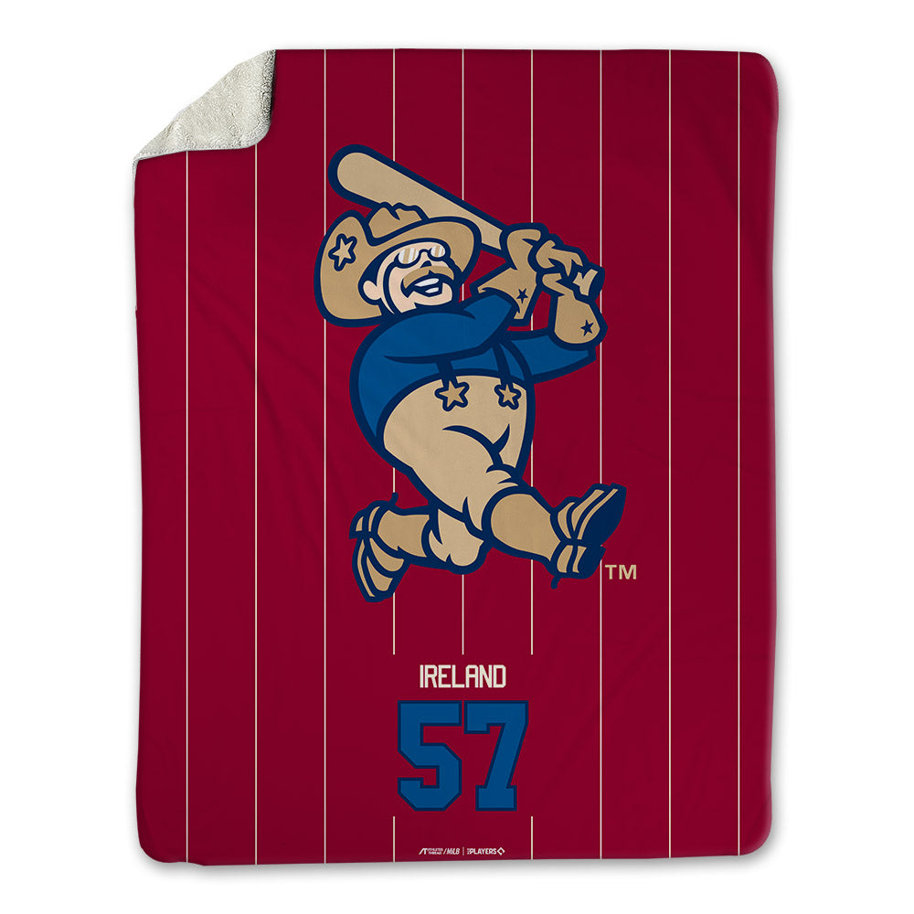 Frisco RoughRiders - MILB Baseball : Thomas Ireland - Blanket-0