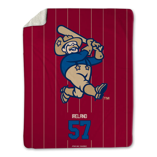 Frisco RoughRiders - MILB Baseball : Thomas Ireland - Blanket-0