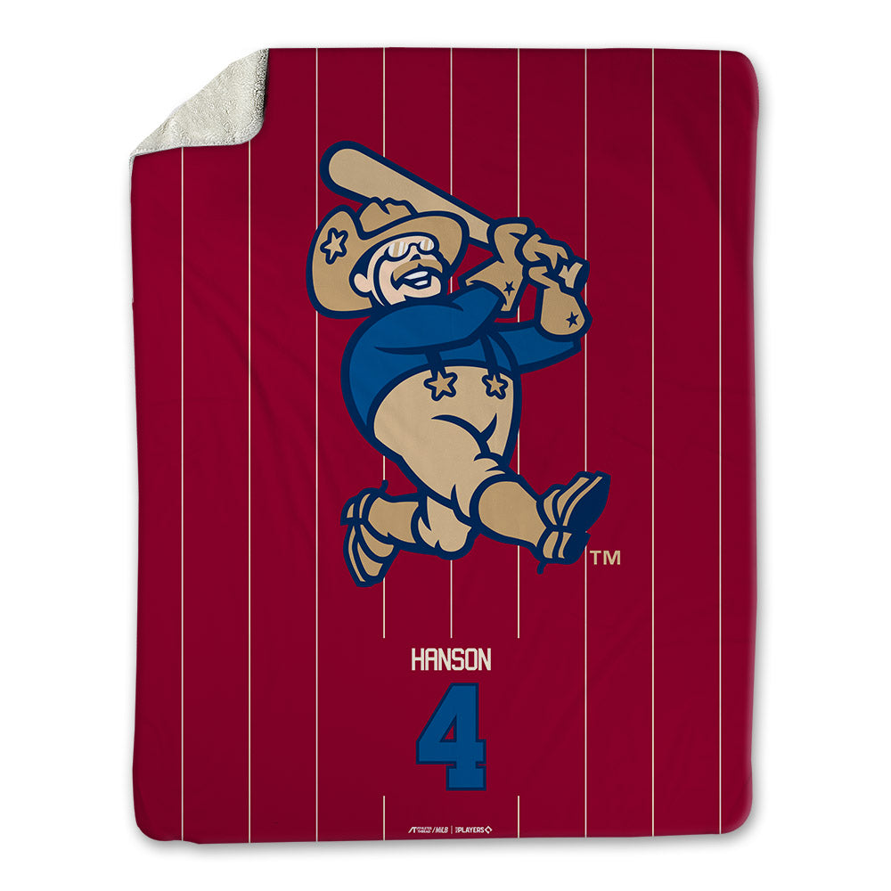 Frisco RoughRiders - MILB Baseball : Luke Hanson - Blanket-0