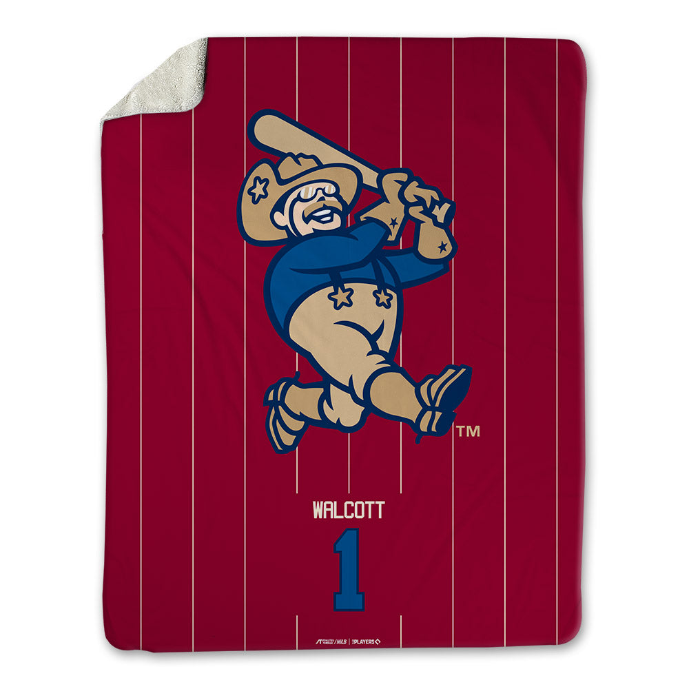Frisco RoughRiders - MILB Baseball : Sebastian Walcott - Blanket-0