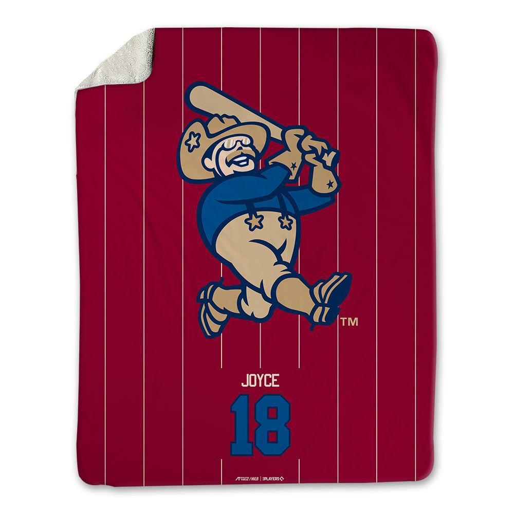 Frisco RoughRiders - MILB Baseball : Corey Joyce - Blanket-0