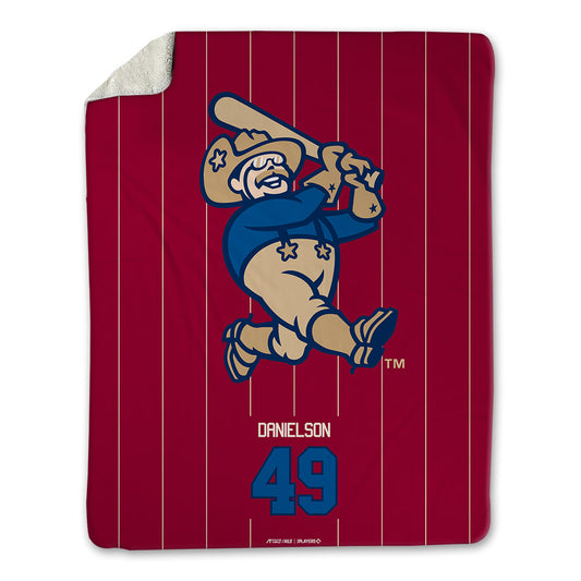 Frisco RoughRiders - MILB Baseball : Joey Danielson - Blanket-0