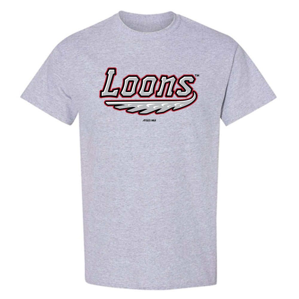 Great Lakes Loons - MILB Baseball : Justin Chambers - T-Shirt-0