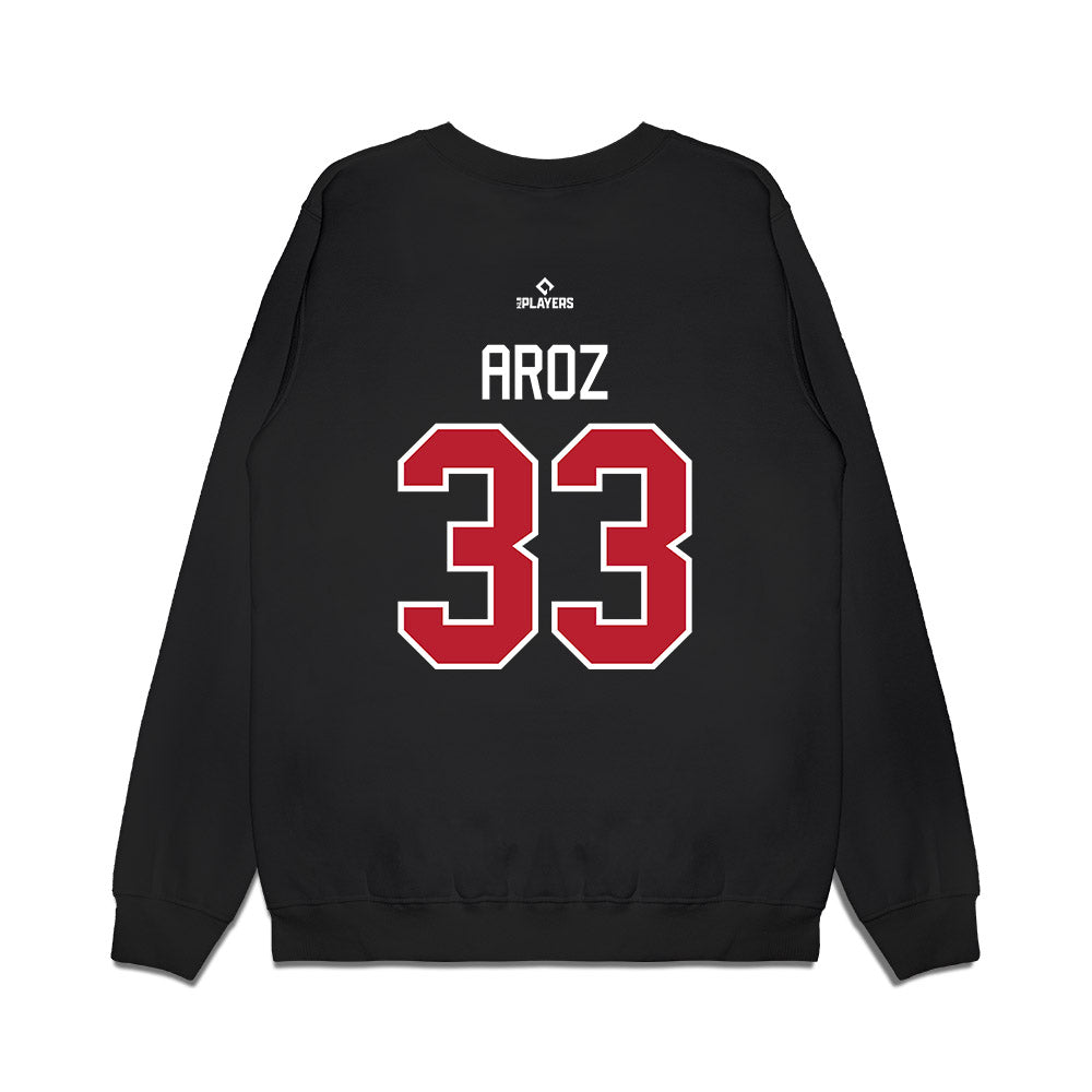 Great Lakes Loons - MILB Baseball : Anson Aroz - Premium Crewneck Sweatshirt-1