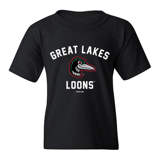 Great Lakes Loons - MILB Baseball : Jacob Frost - Youth T-Shirt-0