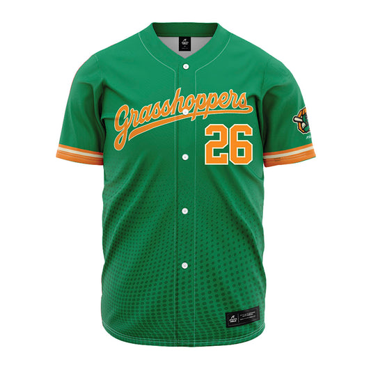 Greensboro Hoppers - MILB Baseball : Yulian Quintana - Jersey-0