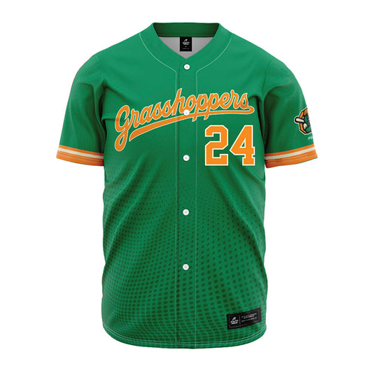 Greensboro Hoppers - MILB Baseball : Wyatt Sanford - Jersey-0