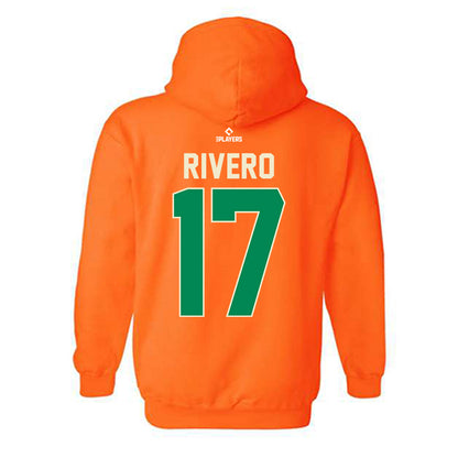 Greensboro Hoppers - MILB Baseball : Jonathan Rivero - Hooded Sweatshirt-2
