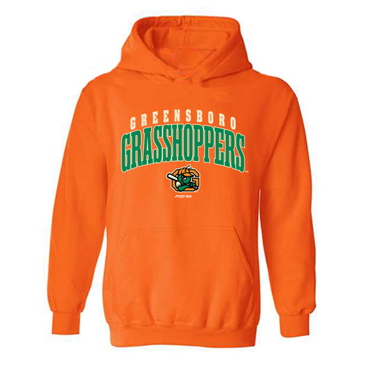 Greensboro Hoppers - MILB Baseball : Cesar Aquino - Hooded Sweatshirt-0