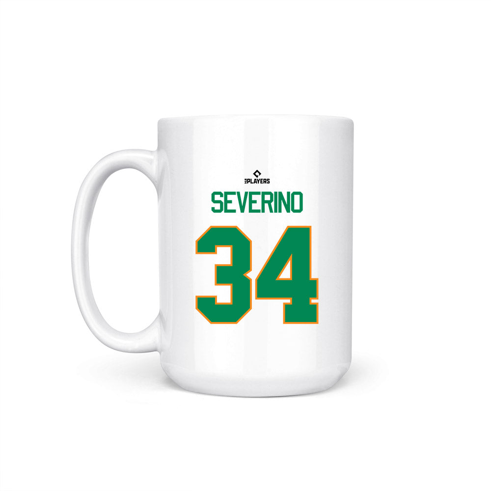 Greensboro Hoppers - MILB Baseball : Jhonny Severino - Coffee Mug-1