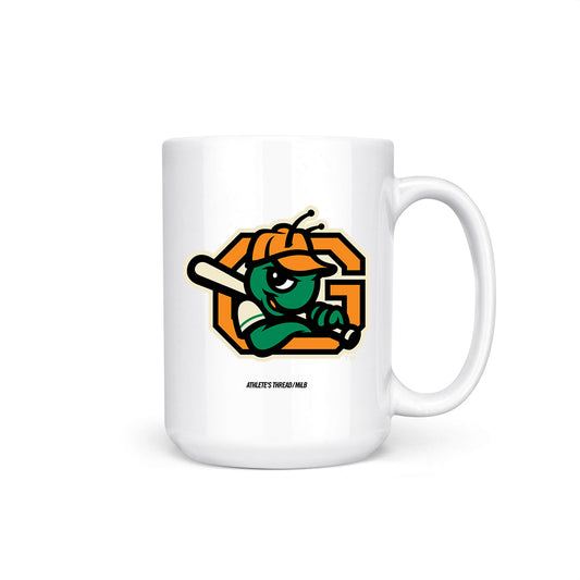 Greensboro Hoppers - MILB Baseball : Jack Anker - Coffee Mug-0