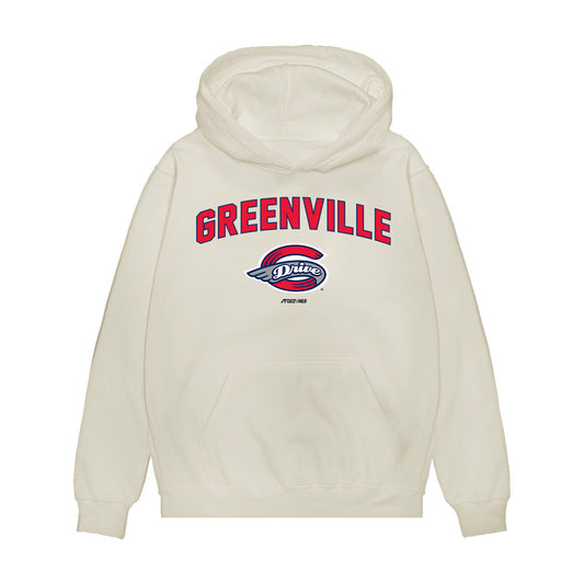 Greenville Drive - MILB Baseball : Jason Gilman - Premium Hooded Sweatshirt-0